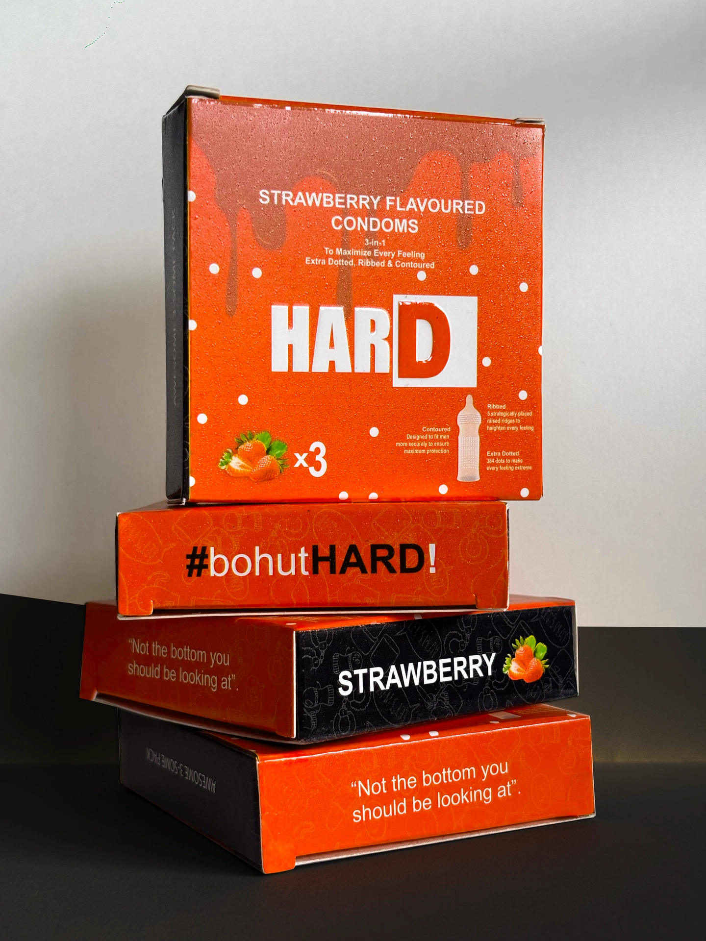 HARD orange product banner